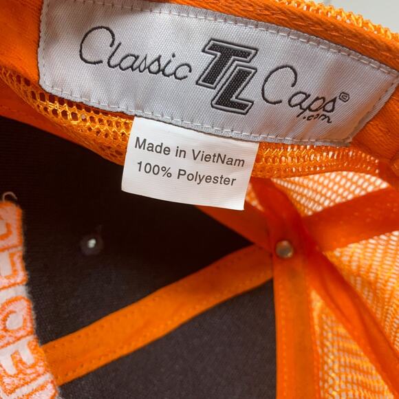 Zimmerer Kubota ZK Embroidered Trucker Hat Cap Snapback Orange Gray Mesh Back - Picture 6 of 6